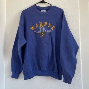 Vintage Lee Warner St. Louis Rams Crew neck sweater